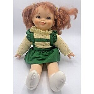 Vintage QUILTED NORTHERN Bathroom Tissue Doll W/Freckles Promo Advertising 16"